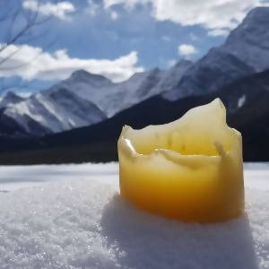 3″ Solid Beeswax Pillar Candle