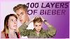 100 Layers Of Justin Bieber The Original