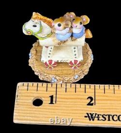 1981 Signed Annette Peterson Wee Forest Folk Mice Retired Collectable Rare