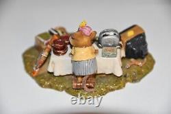 1994 Wee Forest Folk M-202 The Yard Sale retired NOS WFF mouse figurine No Box
