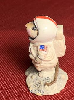 Annette Petersen Wee Forest Folk 1982 MOON MOUSE ASTRONAUT M-078 (RETIRED)