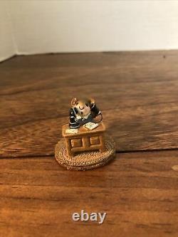 Annette Petersen Wee Forest Folk Office Mousey 1982 Retired Rare