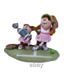 Brand New Wee Forest Folk MS-26a Tennis Champs! With Mini Winnie, Retired