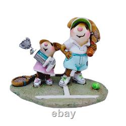 Brand New Wee Forest Folk MS-27a Tennis Champs! With Mini Winnie, Retired