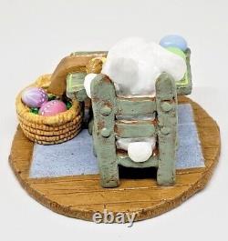 Easter, M-175 Mousies Egg Factory Wee Forest Folk, Retired 2013 w Box