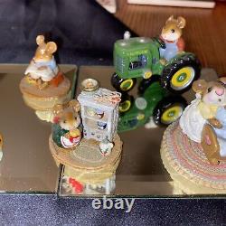 Lot of 6 Wee Forest Folk Miniatures All Retired In Excellent Condition