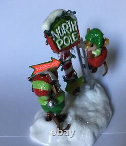 NEW Wee Forest Folk NORTH POLE ELVES M-550a Limited Edition 2019 Retired