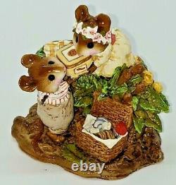 New in box, FS-06, Picnic on the Riverbank, Wee Forest Folk, Retired 2000