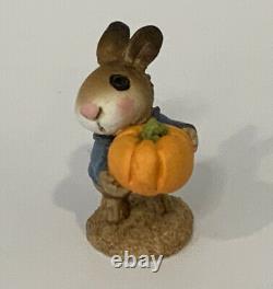 RARE! Teaberry Meadow 1998 Bluebells Pumpkin Similar To Wee Forest Folk Retired