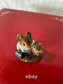 RARE! Wee Forest Folk Mouse Call M-97 1983. DAMAGED! Retired Piece