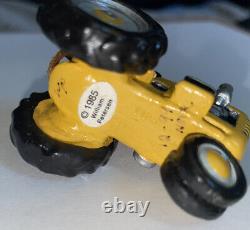 RETIRED Wee Forest Folk M-133 Field Mouse Yellow Tractor Figure