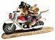Retired! Wee Forest Folk Sparkey And Son Motorcycle Mice M-314b