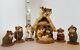 VTG RETIRED Wee Forest Folk CHRISTMAS PAGEANT NATIVITY Scene 7PC Set Great COND