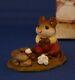 Vintage WEE FOREST FOLK M-109 CAMPFIRE MOUSEY retired circa 1984-86