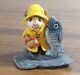 WEE FOREST FOLK FISHER MOUSE M-041- RETIRED, only made 1980-81, Mint