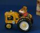 WEE FOREST FOLK M-133 FIELD MOUSE yellow tractor retired