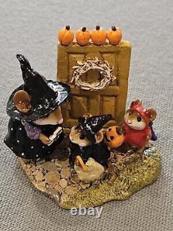 WEE FOREST FOLK M-280a WELCOME TRICK OR TREATERS! MINT-RETIRED HTF
