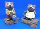 Wee Forest Folk 1977 (1st Year) Girl (and) Boy Blueberry Bear(s) Retired 1982