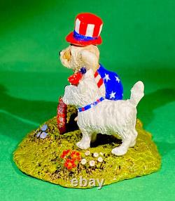 Wee Forest Folk A-54 Patriotic Pets, Retired 2019. Fast Free Shipping