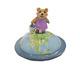 Wee Forest Folk A-BRzG Blueberry Bear Globe Girl (RETIRED)