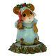 Wee Forest Folk A CANDLELIGHT WELCOME, WFF# M-405a Christmas Mouse, Retired 2022