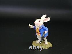 Wee Forest Folk AIW-02 White Rabbit (Retired Special with Box) Alice In Wonderland