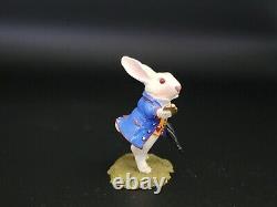 Wee Forest Folk AIW-02 White Rabbit (Retired Special with Box) Alice In Wonderland