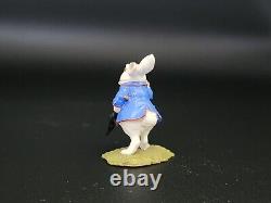 Wee Forest Folk AIW-02 White Rabbit (Retired Special with Box) Alice In Wonderland