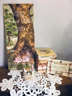 Wee Forest Folk- AT THE MOUSEUM- LTD-05- NIB- Retired 1997- LIMITED EDITION