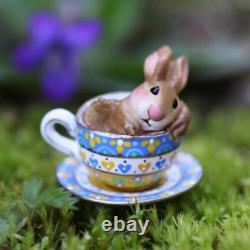 Wee Forest Folk B-28s Cuppa Cottontail Ukraine Special (RETIRED)