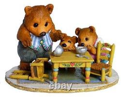 Wee Forest Folk BB-05a The Bear Family (RETIRED)