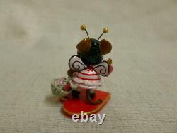 Wee Forest Folk Bee Mine Limited Edition M-414a Mouse Valentine Heart Retired