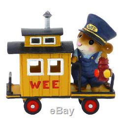 Wee Forest Folk CABOOSE, WFF#M-453e, Wonderland Express Circus Train Retired