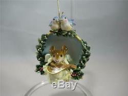 Wee Forest Folk CO-01 Christmas Angel Ornament Retired 2010 WFF Box