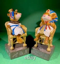Wee Forest Folk CS-1 King & CS-2 Queen (blue). Retired 2012. Fast Free Shipping
