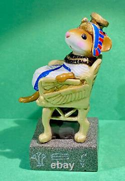 Wee Forest Folk CS-2 Queen, Egyptian-Queen Mouse, Retired2012. Fast Free Shipping