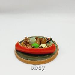 Wee Forest Folk Canoe Mice Ladybugs PM-2 William Petersen 2000 retired