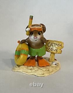 Wee Forest Folk Catfish Cove? SPECIAL (100 MADE) Toad Hall Scuba Retired