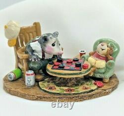 Wee Forest Folk Checker Chums Opossum Playing Board Game M-273 2001 Retired AP