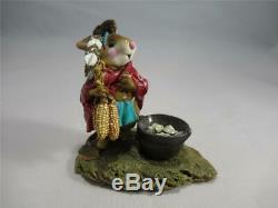 Wee Forest Folk Chief Mouse-Asoit Retired in 1997 WFF Box