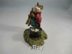 Wee Forest Folk Chief Mouse-Asoit Retired in 1997 WFF Box