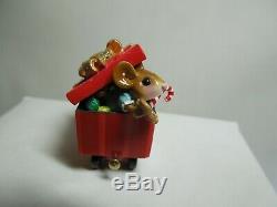 Wee Forest Folk Christmas Candy Box Car M-453g RETIRED