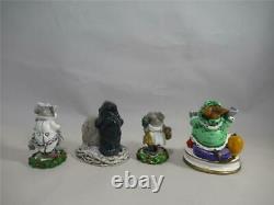Wee Forest Folk Christmas Carol Series Lot of 7 Piece Set Retired WFF