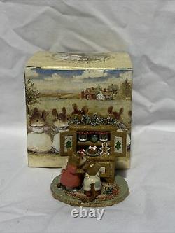Wee Forest Folk Christmas Cupboard M-241 Retired Holiday Mother Baby WFF