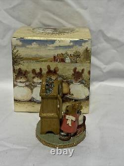 Wee Forest Folk Christmas Cupboard M-241 Retired Holiday Mother Baby WFF