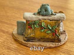 Wee Forest Folk Christmas Eve M-191 Mint, Vintage 1993, Retired, Signed, WFF Box