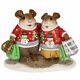 Wee Forest Folk Christmas M-625 Close Knit Couple (RETIRED)