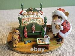 Wee Forest Folk Christmas Surprised Santa M-514s (Retired) Limited to 500