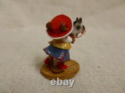 Wee Forest Folk Clippity Clop Special Edition M-290 Mouse Horse Cowgirl Retired