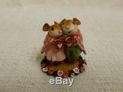Wee Forest Folk Cocoa Couple Limited Edition M-565 Mouse Valentines Retired